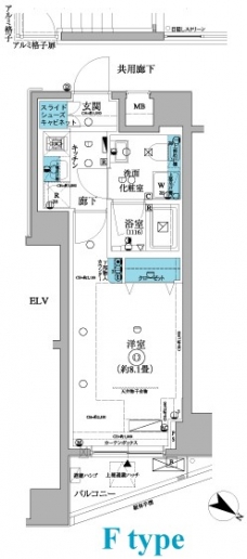 フェニシア三軒茶屋の間取り図