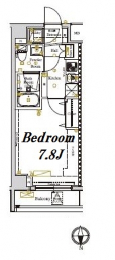 アクサス文京東大前の間取り図