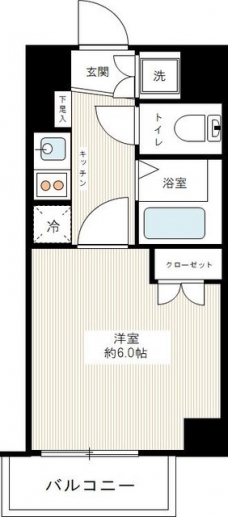 アクサス白山の間取り図