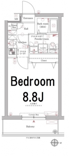 アクサス池上Sta．の間取り図