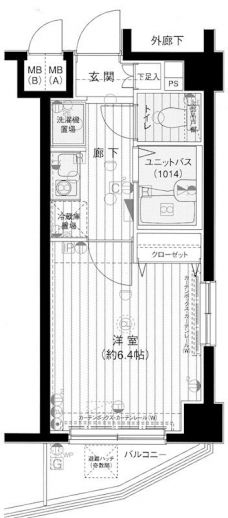 メインステージ南麻布の間取り図