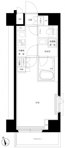 ルーブル板橋東新町弐番館の間取り図