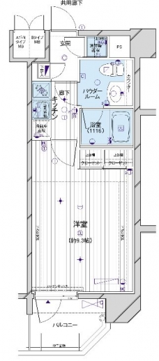 メインステージパーク大山の間取り図
