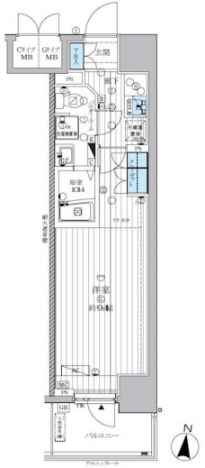 ランドステージ両国の間取り図