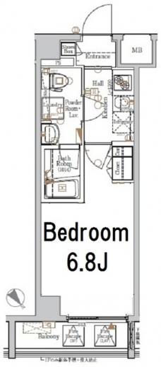 ヴァローレクオリタ池袋の間取り図