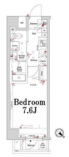 アクサス大井町の間取り図
