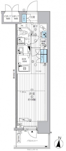 ランドステージ両国の間取り図