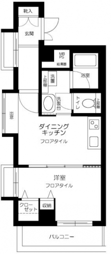 ダイアパレス新宿１丁目の間取り図
