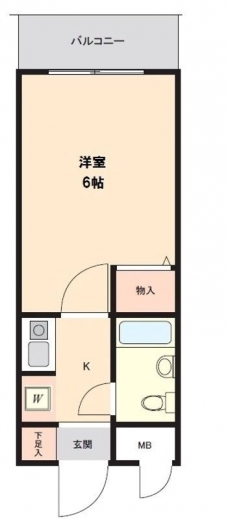 クレッセント中野富士見町の間取り図
