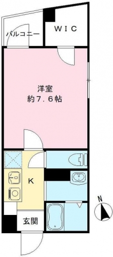 ピークサイドレジデンス早稲田の間取り図