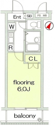 グランヴァン西馬込の間取り図