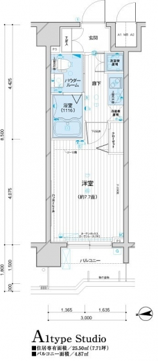 メインステージ元浅草の間取り図