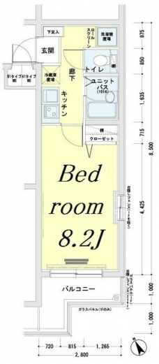 メインステージ大井町の間取り図