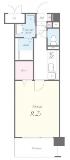 ブランカ　ヒルズの間取り図