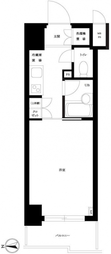ルーブル蒲田壱番館の間取り図