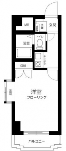 ダイホープラザ調布の間取り図
