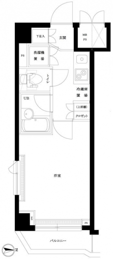 ルーブル大塚弐番館の間取り図