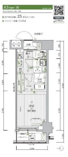 メインステージ木場の間取り図