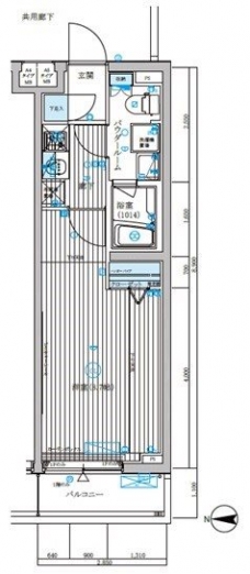 メインステージ武蔵関駅前の間取り図