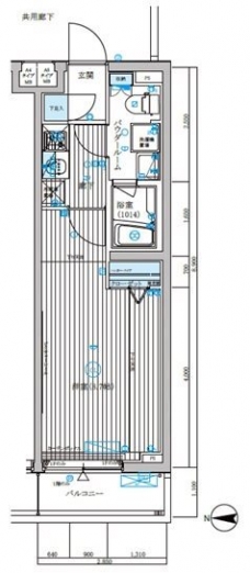 メインステージ武蔵関駅前の間取り図