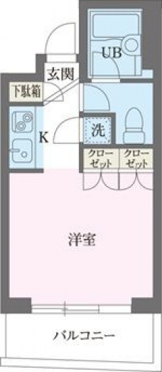 パークフロント西新宿の間取り図