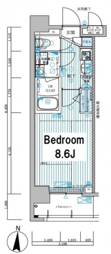 メインステージ菊川の間取り図