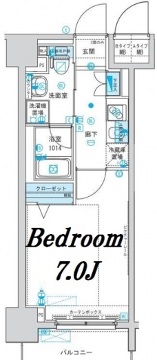 メインステージ森下の間取り図