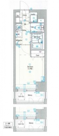 グラントゥルース駒込六義園の間取り図