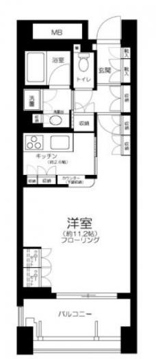 アクシルコート御茶の水の間取り図