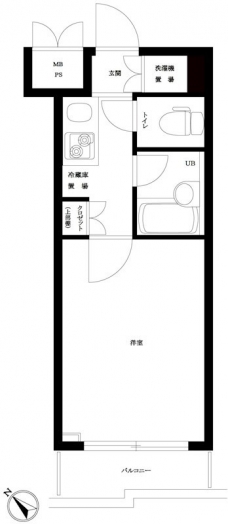 ルーブル荻窪の間取り図