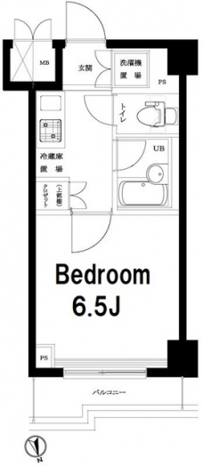 ルーブル大井町参番館の間取り図