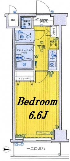 メインステージ白金高輪の間取り図
