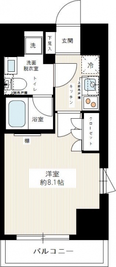 イアース練馬の間取り図