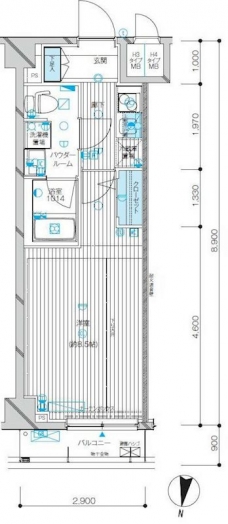 メインステージ千歳船橋の間取り図