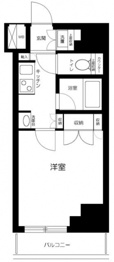 ルーブル板橋区役所前の間取り図