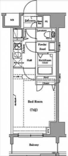 グランシアタワー亀戸の間取り図