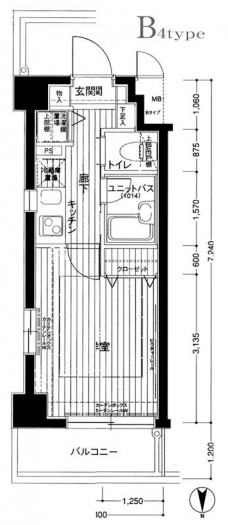メインステージ蓮沼の間取り図