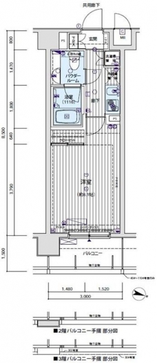 メインステージ滝野川桜通りの間取り図