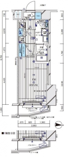 メインステージ板橋EASTの間取り図
