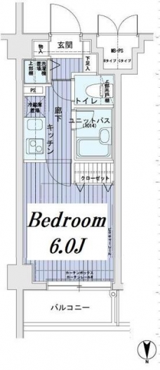 メインステージ蓮沼の間取り図
