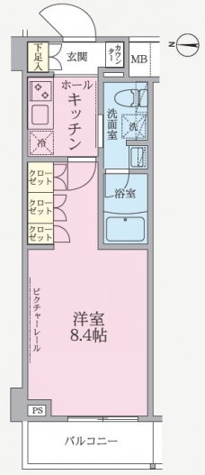 アークマーク南千住レジデンスの間取り図