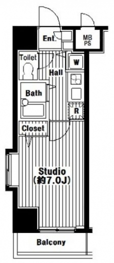 グランド・ガーラ芝公園の間取り図