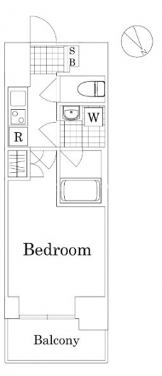 ルーブル中板橋弐番館の間取り図