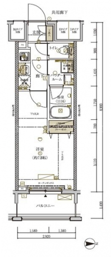 MAINGRANDIA ASAKUSAの間取り図