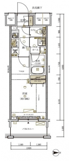 MAINGRANDIA ASAKUSAの間取り図