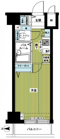 トーシンフェニックス方南町弐番館の間取り図