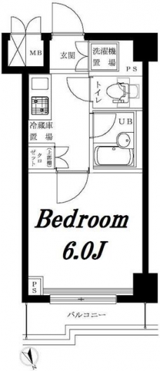 ルーブル大井町参番館の間取り図