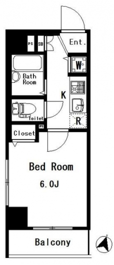 グラントゥルース上落合の間取り図