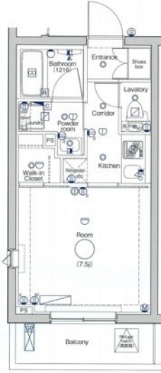 DIPS墨田RIVERSIDEの間取り図