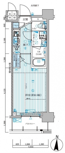 メインステージ菊川の間取り図